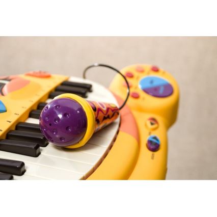 B-Toys - Lasten piano mikrofonilla Cat 4xAA