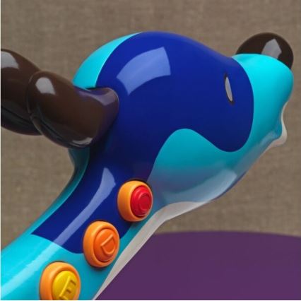 B-Toys - Lasten sähkökitara Koira Woofer 3xAA