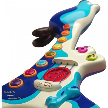 B-Toys - Lasten sähkökitara Koira Woofer 3xAA