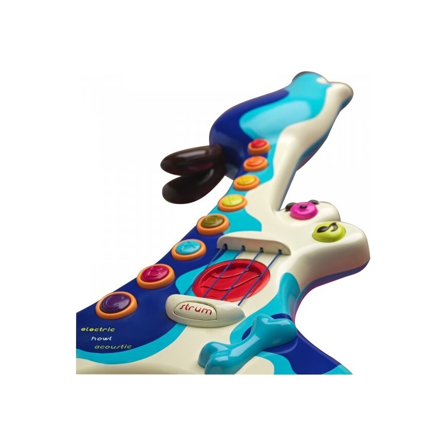 B-Toys - Lasten sähkökitara Koira Woofer 3xAA