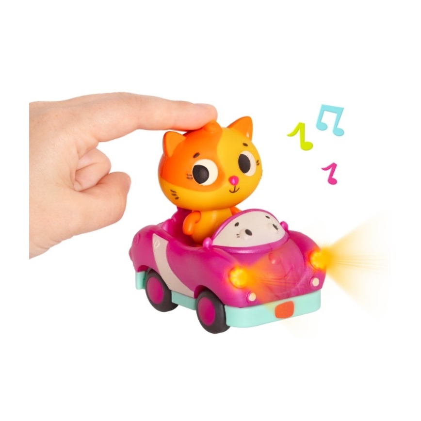 B-Toys - Valaistut autot melodialla 3xAG13