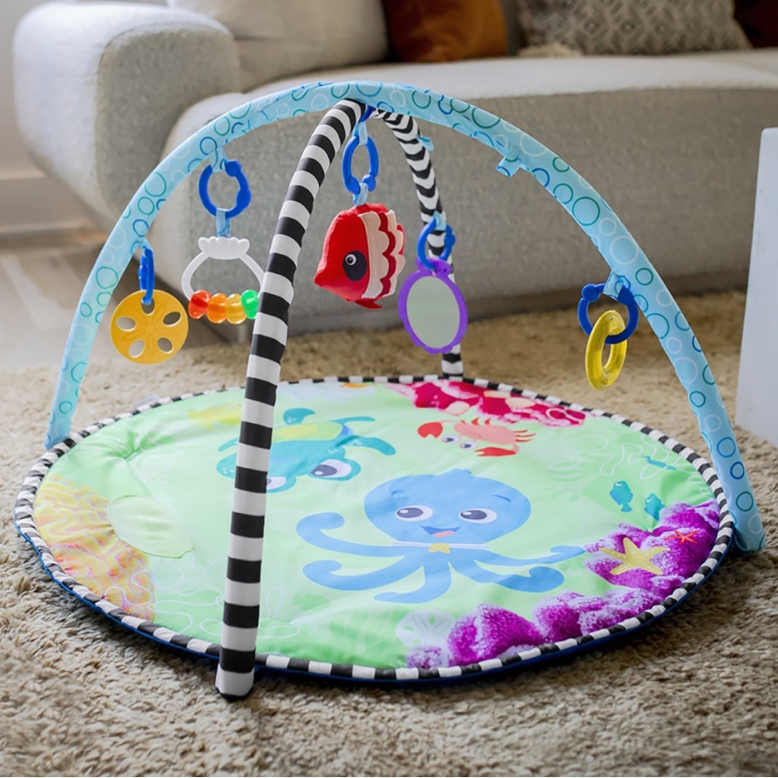 Baby Einstein - Lasten peitto leikkimiseen vesimaton kanssa 2in1 SEA FLOOR EXPLORERS