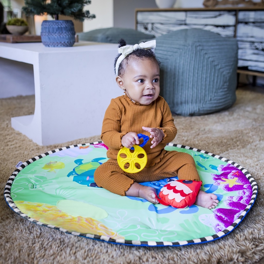 Baby Einstein - Lasten peitto leikkimiseen vesimaton kanssa 2in1 SEA FLOOR EXPLORERS
