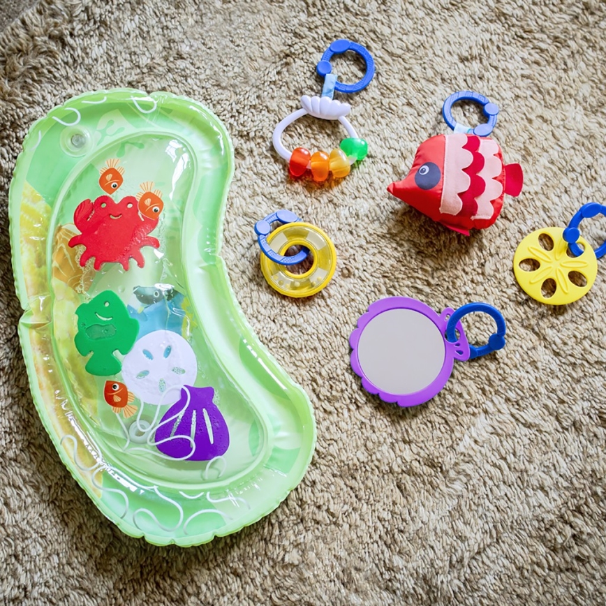 Baby Einstein - Lasten peitto leikkimiseen vesimaton kanssa 2in1 SEA FLOOR EXPLORERS