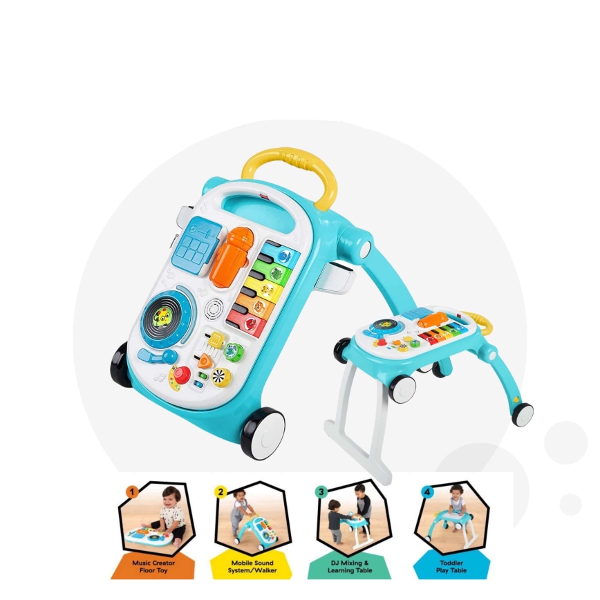 Baby Einstein - Vauvan kävelytuki 4in1 MUSICAL MIX 'N ROLL