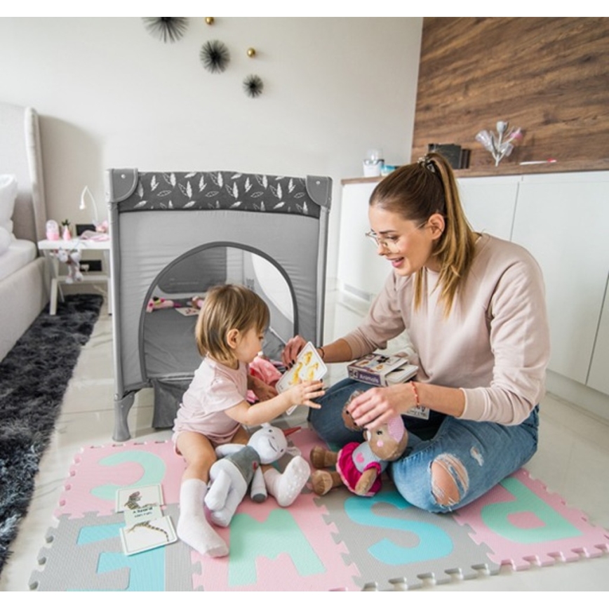 BabyOno - Matkasänky BASIC harmaa