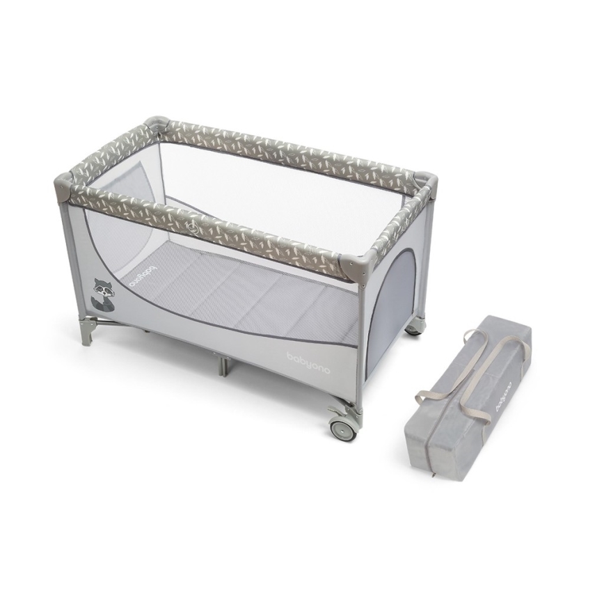 BabyOno - Matkasänky BASIC harmaa