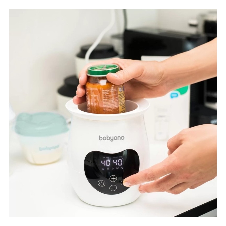 BabyOno - Pullon ja vauvanruoan lämmitin ja sterilointilaite HONEY