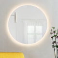 Baltica Design - LED-kylpyhuoneen seinäpeili taustavalolla BRIGHT LED/15W/230V 3000K halkaisija 100 cm IP65