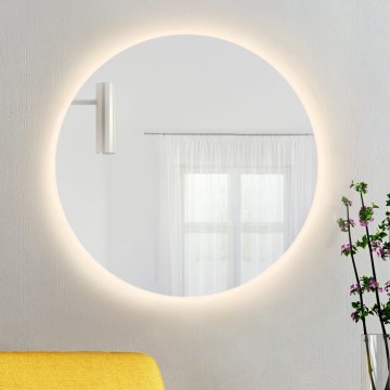 Baltica Design - LED-kylpyhuoneen seinäpeili taustavalolla BRIGHT LED/15W/230V 3000K halkaisija 100 cm IP65