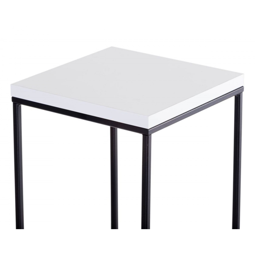 Kukkasteline BASICLOFT 40x24 valkoinen/musta