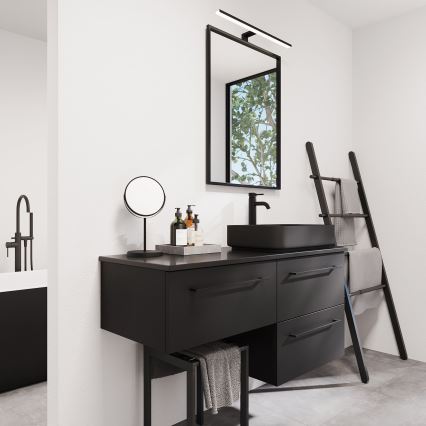 BATH DELUXE 01-060-05-02-00 - Kylpyhuone peili BORGSTED 60x80 cm musta