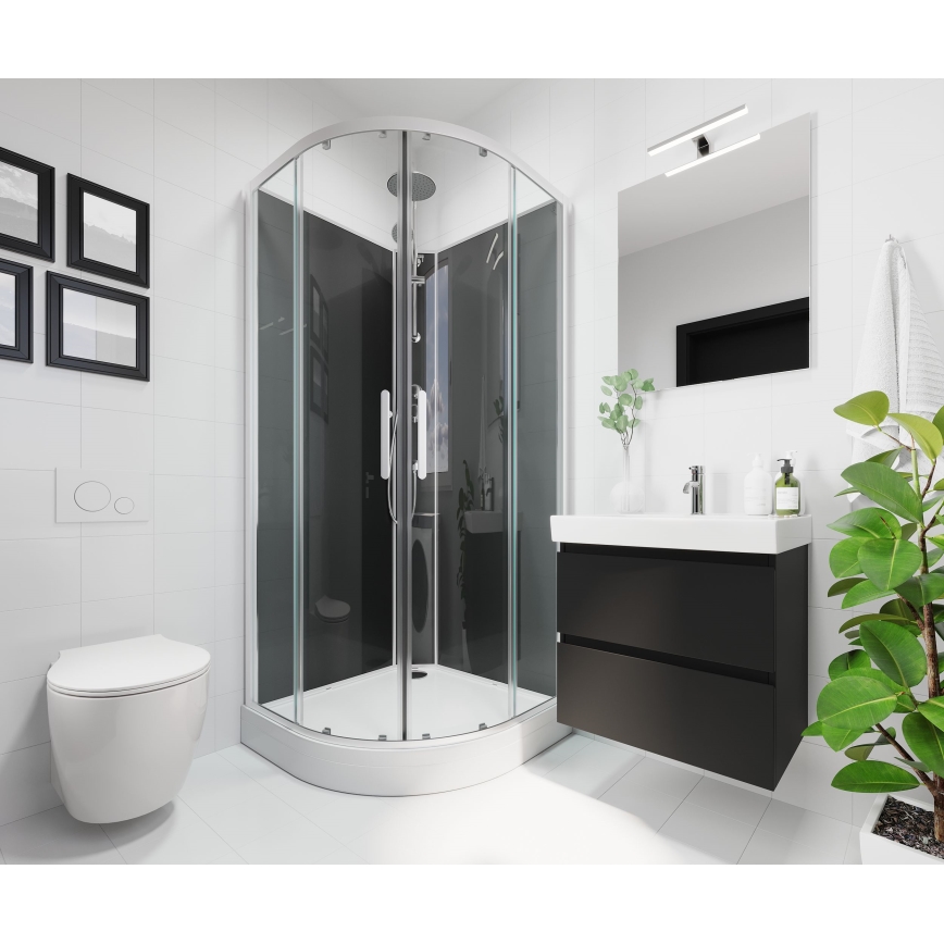BATH DELUXE 01-080-01-58-00 - Kylpyhuone peili NORDBORG 80x75 cm