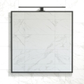 BATH DELUXE 01-080-05-02-00 - Kylpyhuone peili BORGSTED 80x80 cm musta