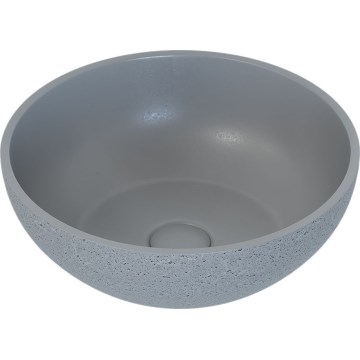 BATH DELUXE 06-039-19-23-00 - Pöytätason pesuallas BERGEN halkaisija 39 cm betoni/harmaa