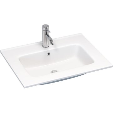 BATH DELUXE 06-060-27-11-00 - Upotettava pesuallas HYGE 61x46 cm keramiikka/valkoinen