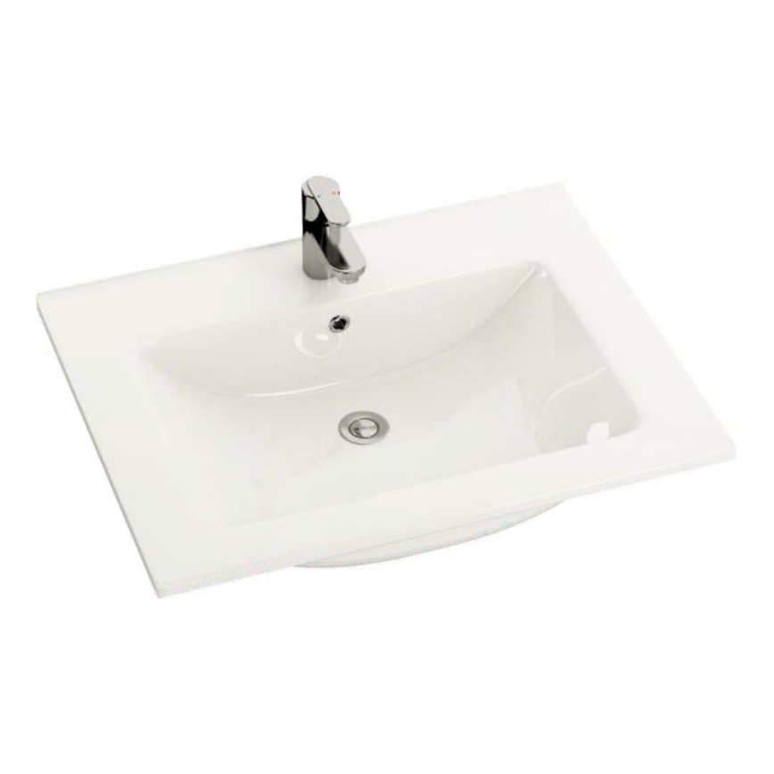 BATH DELUXE 06-060-60-11-01 - Upotettu allas CHICAGO 61x46,5 cm kiiltävä valkoinen