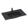 BATH DELUXE 06-080-27-02-00 - Upotettava pesuallas HYGE 81x46 cm keraaminen/musta