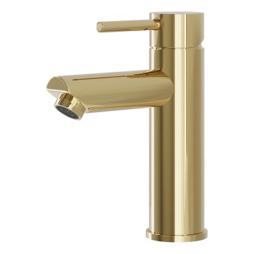 BATH DELUXE 28-017-03-64-02 - Altaan hana RINGSTED 17,8 cm kiiltävä messinki