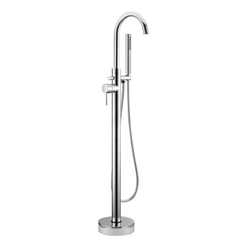 BATH DELUXE 28-114-01-60-00 - Vapaasti seisova kylpysetti hanalla DRAGOR 116 cm kiiltävä kromi