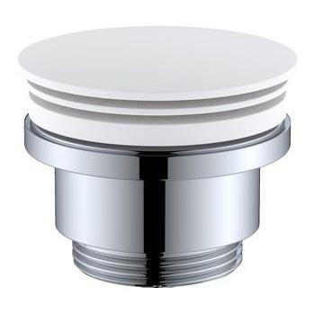BATH DELUXE 33-004-05-01-04 - Altaan jäte RODBY halkaisija 6,6 cm valkoinen
