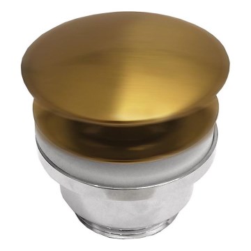 BATH DELUXE 33-004-05-70-04 - Allas waste RODBY halkaisija 6,6 cm harjattu messinki