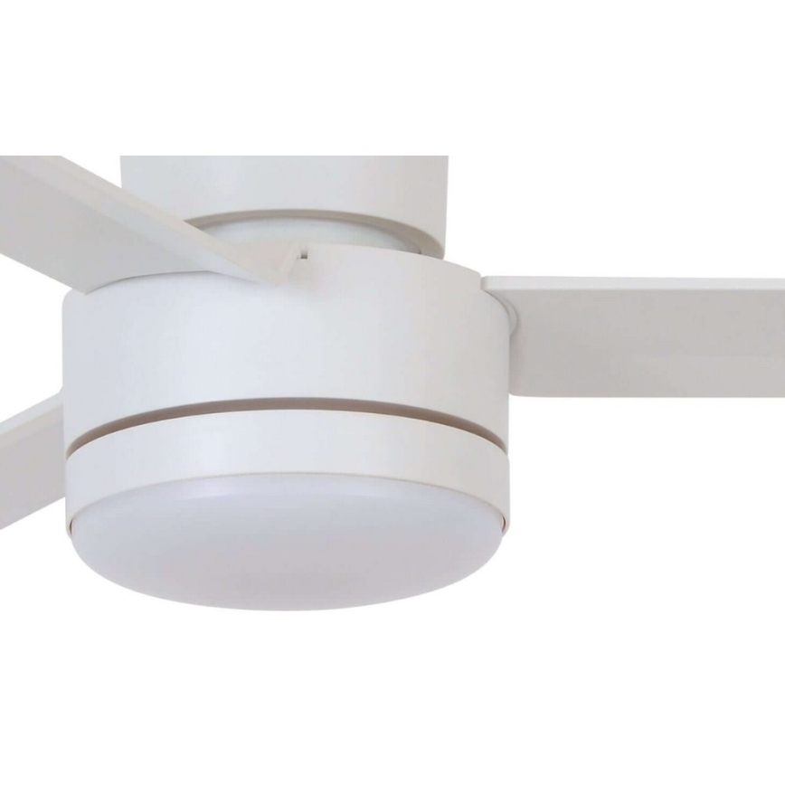 BAYSIDE 213036 - LED Kattotuuletin LAGOON GX53/17W/230V valkoinen + kauko-ohjaus