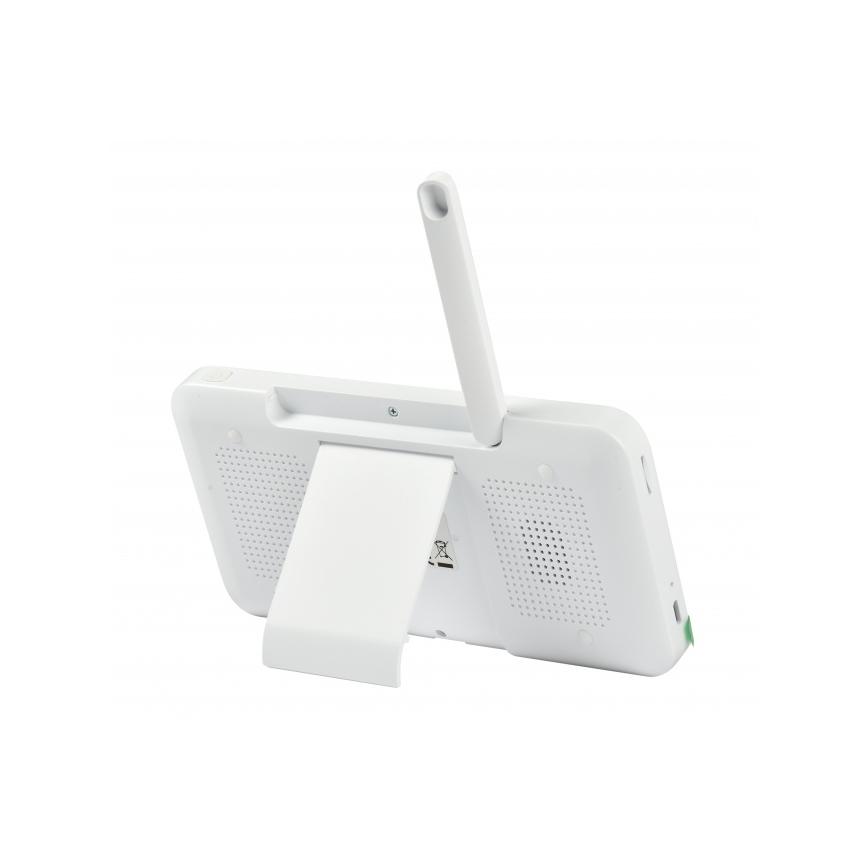 Beaba - Älykäs ladattava vauvamonitori näytöllä ZEN NIGHT 720p 5V 4000 mAh Wi-Fi valkoinen