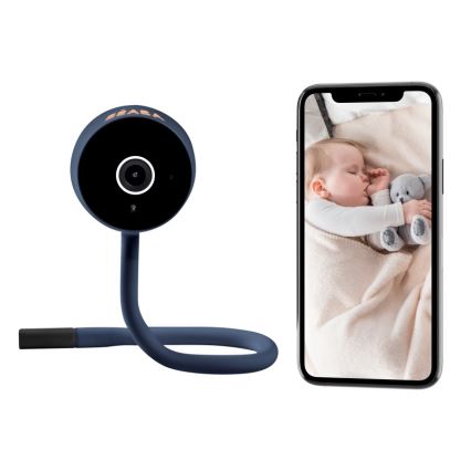 Beaba - Älykäs vauvamonitori ZEN CONNECT 5V Wi-Fi sininen