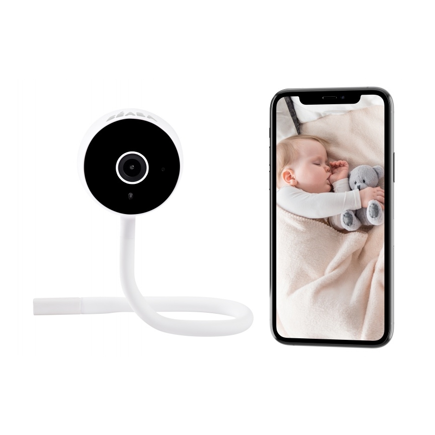 Beaba - älykäs vauvamonitori ZEN CONNECT 5V Wi‑Fi valkoinen