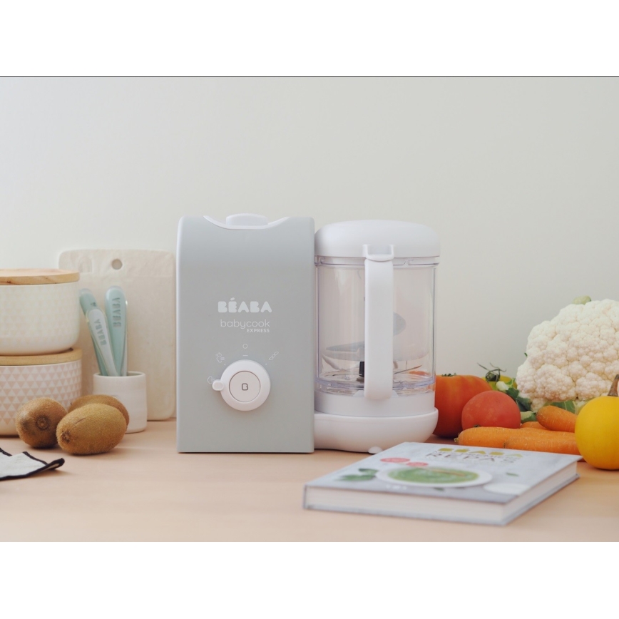 Beaba - Höyrykeitin 2in1 BABYCOOK EXPRESS harmaa