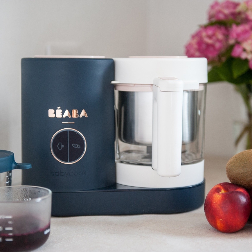 Beaba - Höyrykeitin 2in1 BABYCOOK NEO sininen/valkoinen