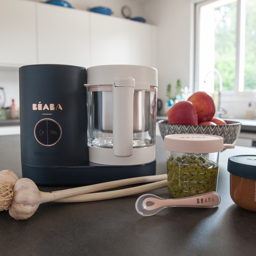 Beaba - Höyrykeitin 2in1 BABYCOOK NEO sininen/valkoinen