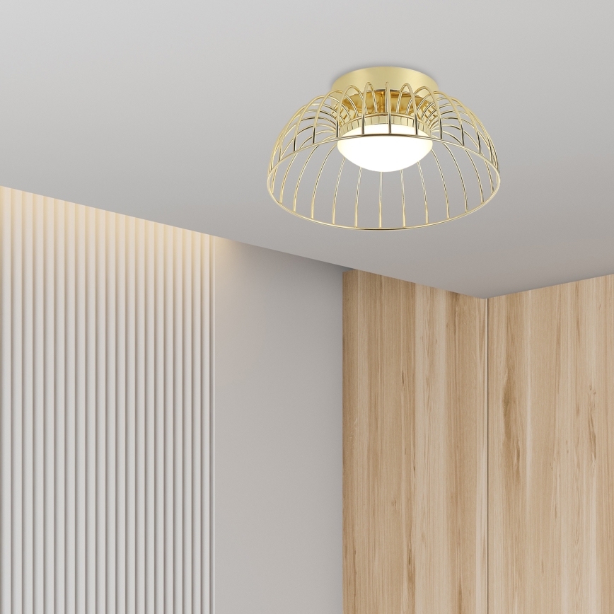 BETSY LED - 12W/230V LED-kattovalaisin, 25 cm, kulta