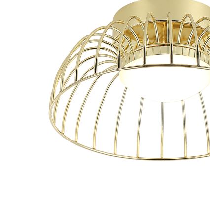 BETSY LED - 12W/230V LED-kattovalaisin, 25 cm, kulta