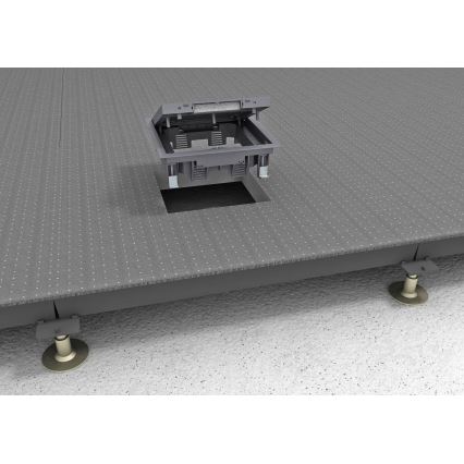 BETTERMANN - Lattialaatikko kaksinkertaisille lattioille 12 moduulit (6 laitteet 45x45)