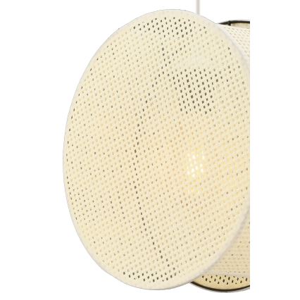 BIG DRUM riippuvalaisin johdolla 1xE27/60W/230V kermanvärinen