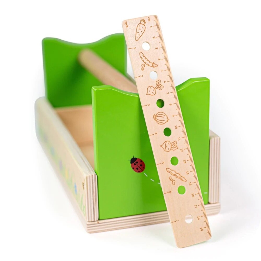 Bigjigs Toys - Gardening setti in a crate