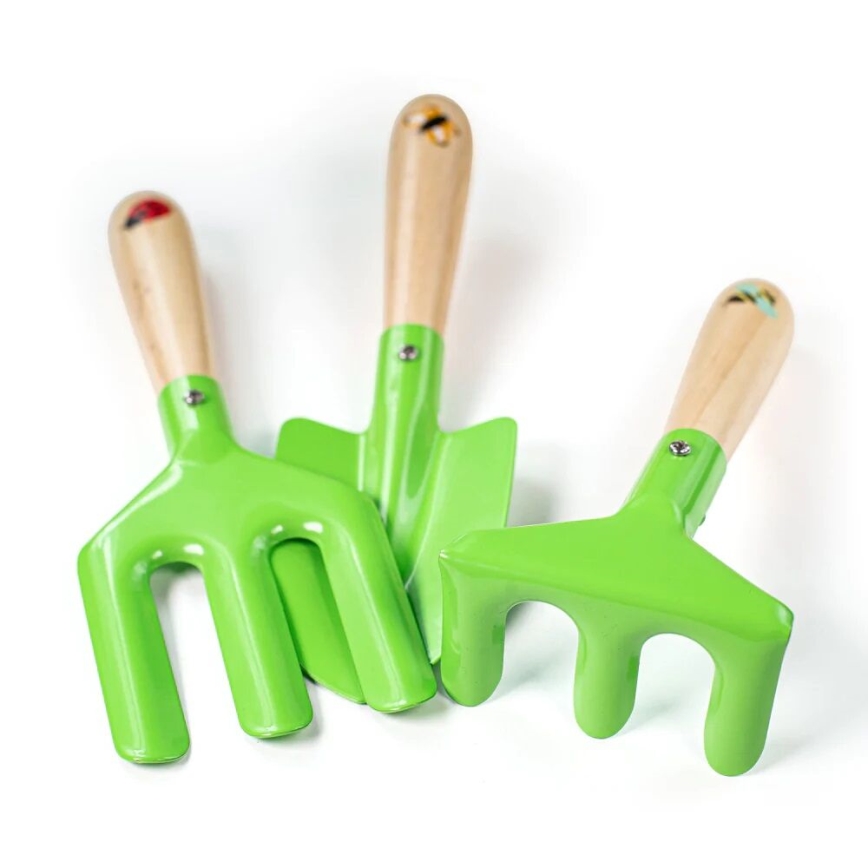 Bigjigs Toys - Gardening setti in a crate
