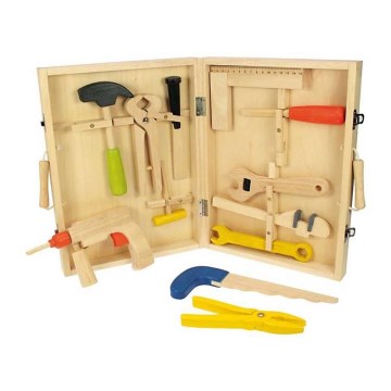 Bigjigs Toys - Puinen kotelo työkaluineen