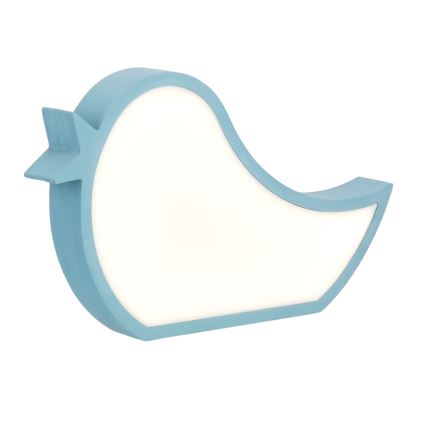 BIRD LED - Lasten pöytälamppu LED/12W/230V sininen