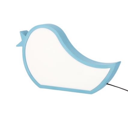 BIRD LED - Lasten pöytälamppu LED/12W/230V sininen