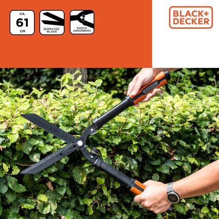 BLACK+DECKER - Pensasakset 610 mm
