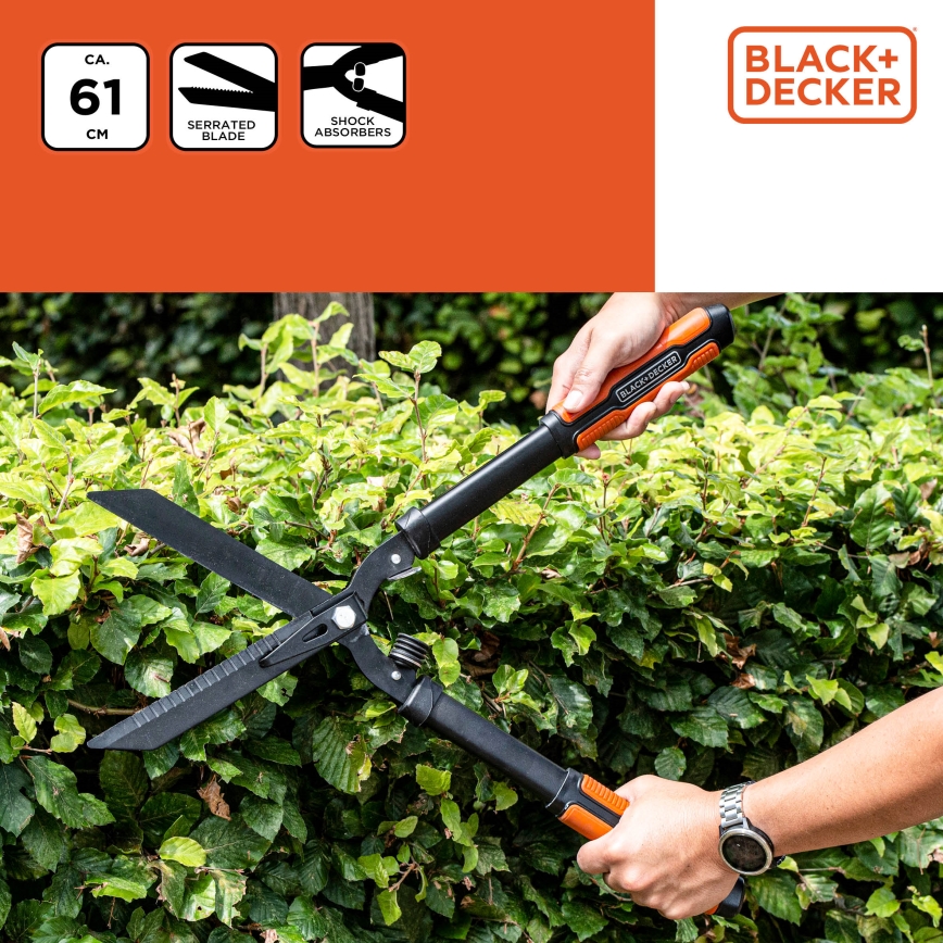 BLACK+DECKER - Pensasakset 610 mm