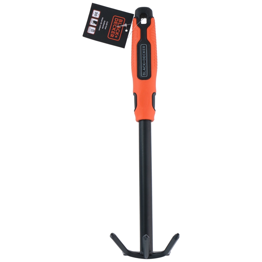 BLACK+DECKER - Puutarhakuokka kolmihaaraisella maanpehmentimellä 30 cm