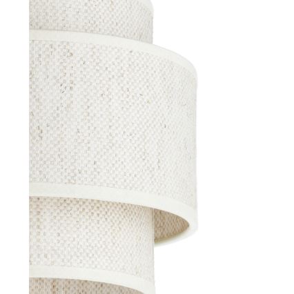 BOHO-riippuvalaisin johdolla 1xE27/60W/230V Ø 40 cm valkoinen