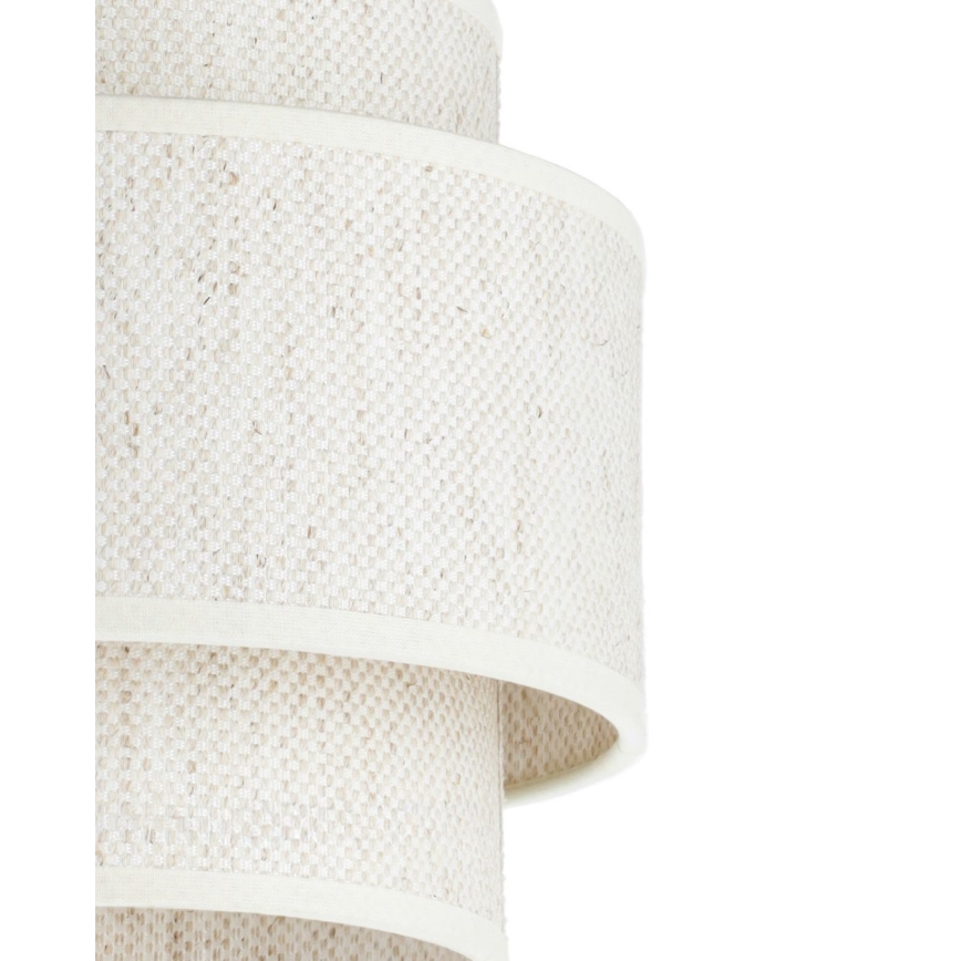 BOHO-riippuvalaisin johdolla 1xE27/60W/230V Ø 40 cm valkoinen