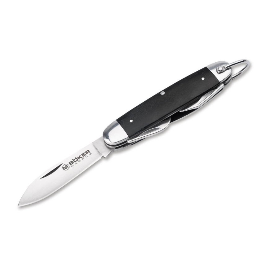 Böker - Monikäyttöinen taskuveitsi Magnum Klassikko Pocket Steel 16 cm/4 toiminnot ruusupuu
