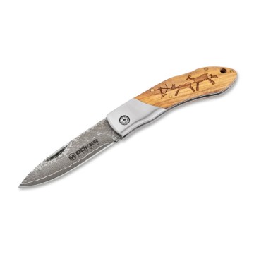 Böker - Tasku Damascus-veitsi Magnum Caveman 19,4 cm
