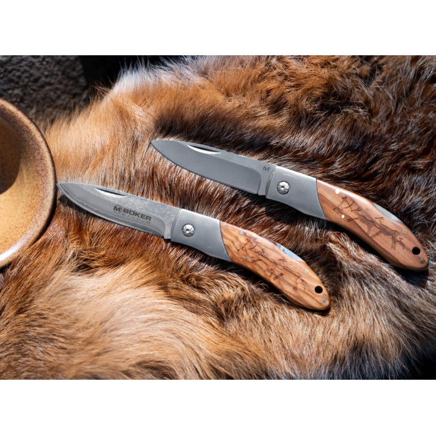 Böker - Tasku Damascus-veitsi Magnum Caveman 19,4 cm